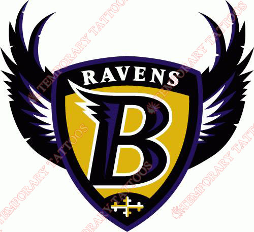 Baltimore Ravens Customize Temporary Tattoos Stickers NO.415